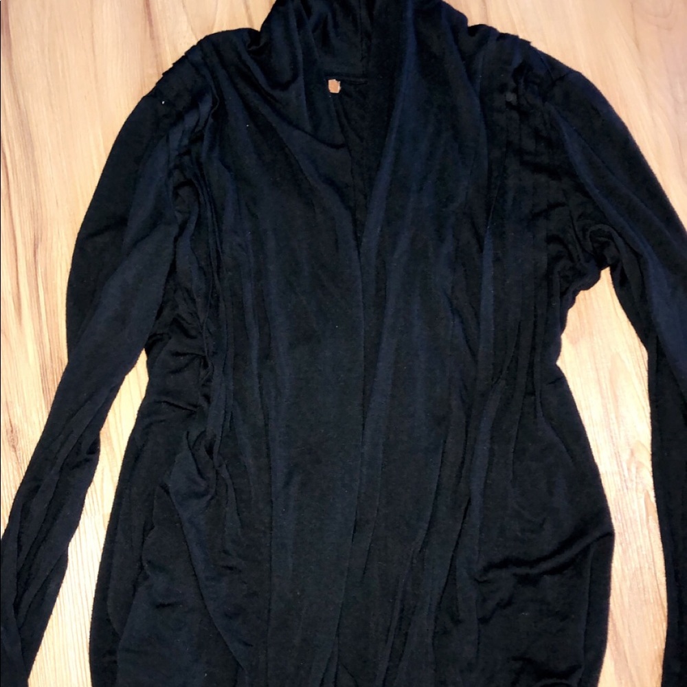 Black cardigan
